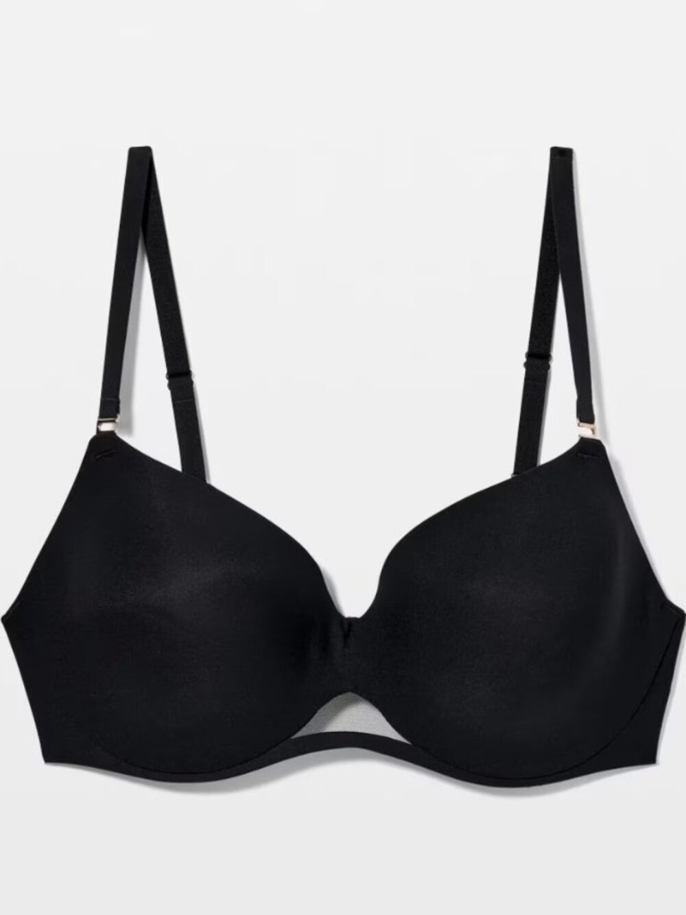 Soma Bodify Perfect Coverage Underwire T-Shirt Bra Black 36DDD Style 570310324